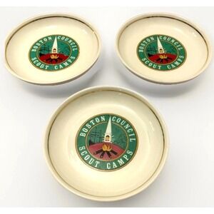 VTG BSA Boy Scouts Trinket Dish Rare Boy Scout 1950's Ashtray Mancave LOT